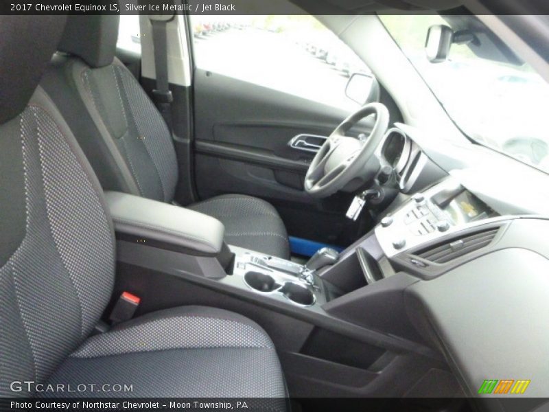Silver Ice Metallic / Jet Black 2017 Chevrolet Equinox LS