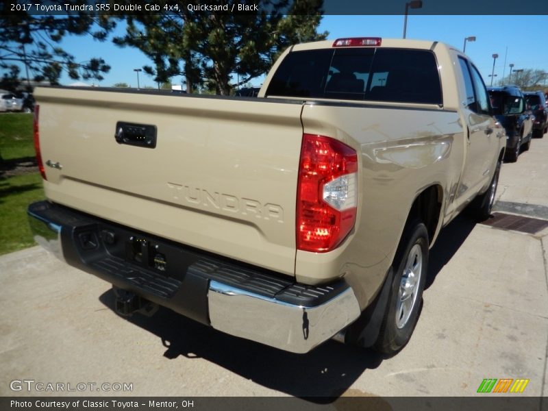 Quicksand / Black 2017 Toyota Tundra SR5 Double Cab 4x4