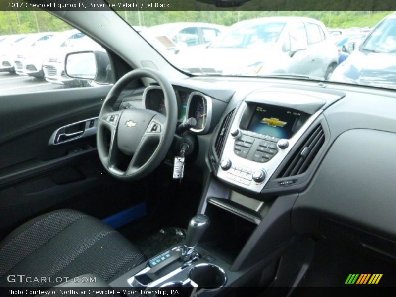 Silver Ice Metallic / Jet Black 2017 Chevrolet Equinox LS