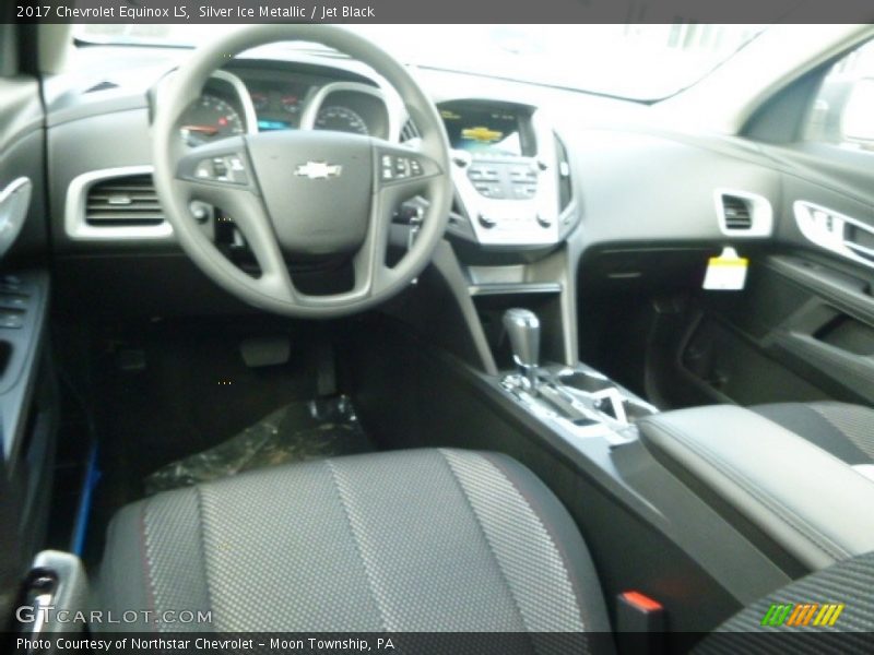 Silver Ice Metallic / Jet Black 2017 Chevrolet Equinox LS