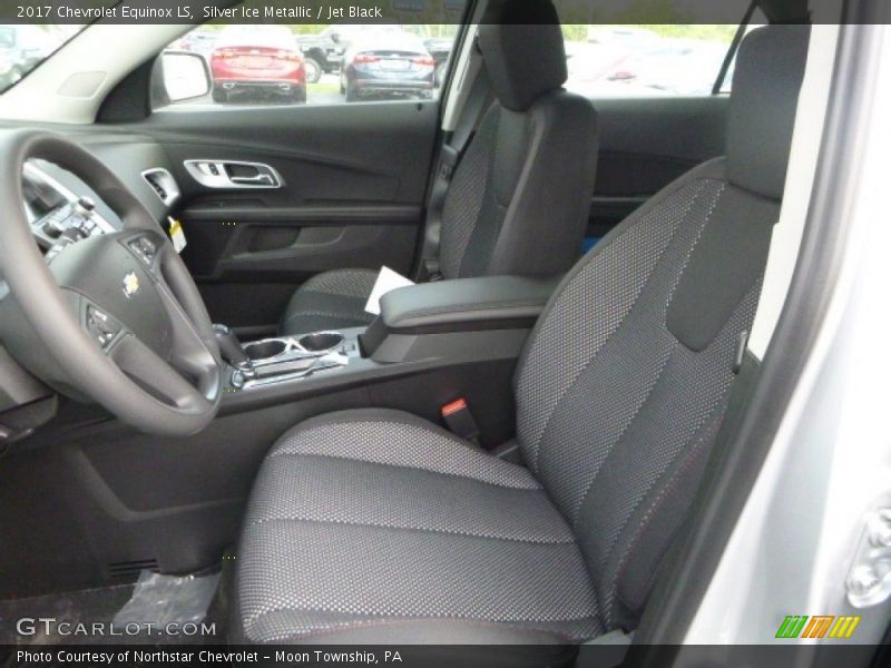 Silver Ice Metallic / Jet Black 2017 Chevrolet Equinox LS