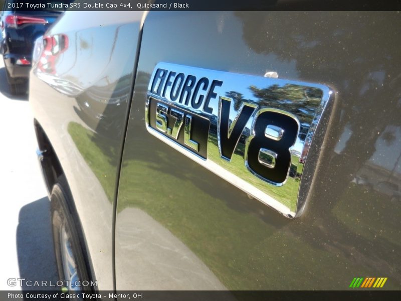 Quicksand / Black 2017 Toyota Tundra SR5 Double Cab 4x4