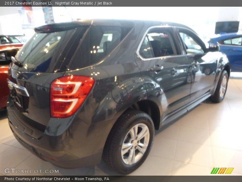 Nightfall Gray Metallic / Jet Black 2017 Chevrolet Equinox LS