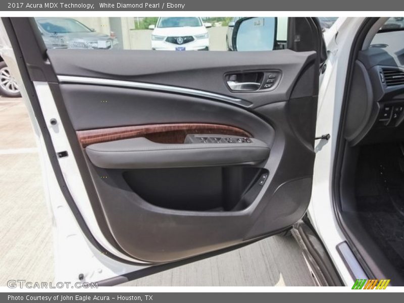 White Diamond Pearl / Ebony 2017 Acura MDX Technology
