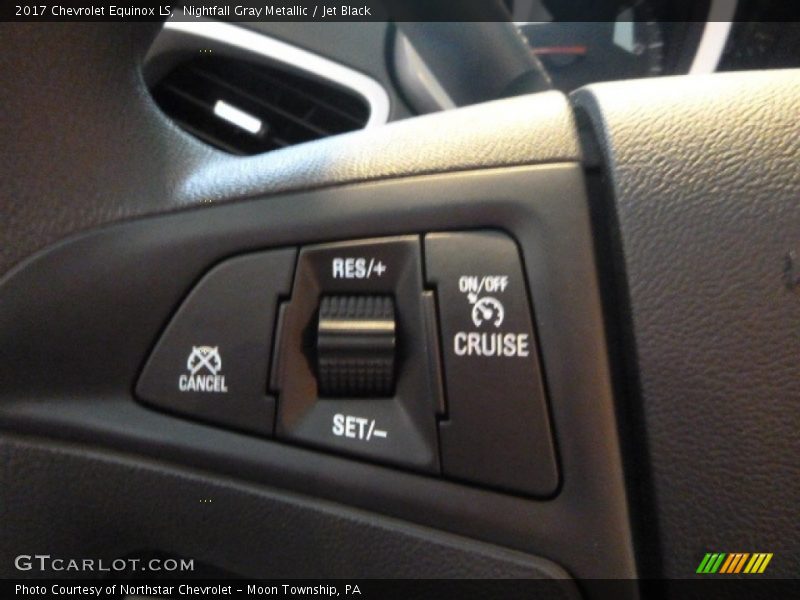 Nightfall Gray Metallic / Jet Black 2017 Chevrolet Equinox LS