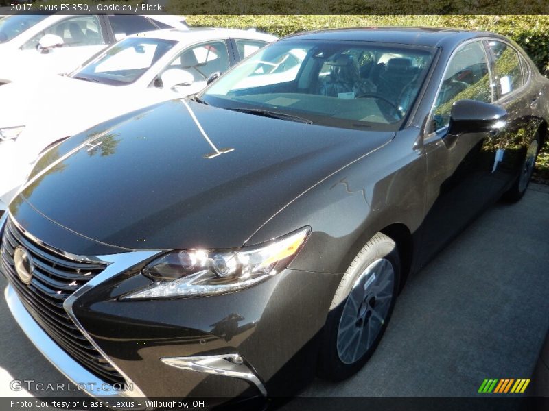 Obsidian / Black 2017 Lexus ES 350