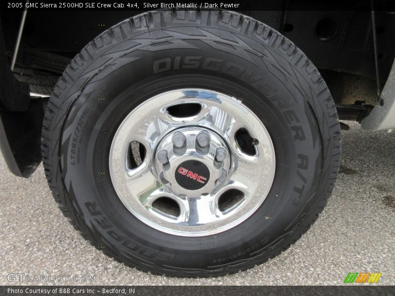 Silver Birch Metallic / Dark Pewter 2005 GMC Sierra 2500HD SLE Crew Cab 4x4