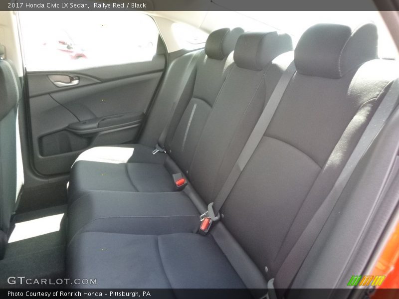 Rallye Red / Black 2017 Honda Civic LX Sedan