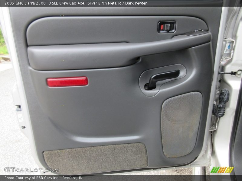 Silver Birch Metallic / Dark Pewter 2005 GMC Sierra 2500HD SLE Crew Cab 4x4