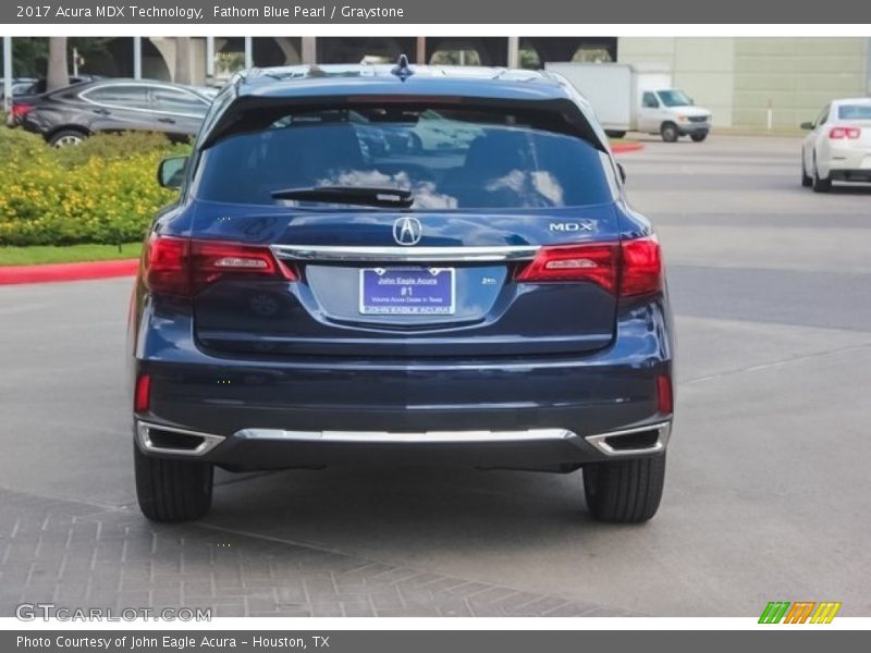 Fathom Blue Pearl / Graystone 2017 Acura MDX Technology