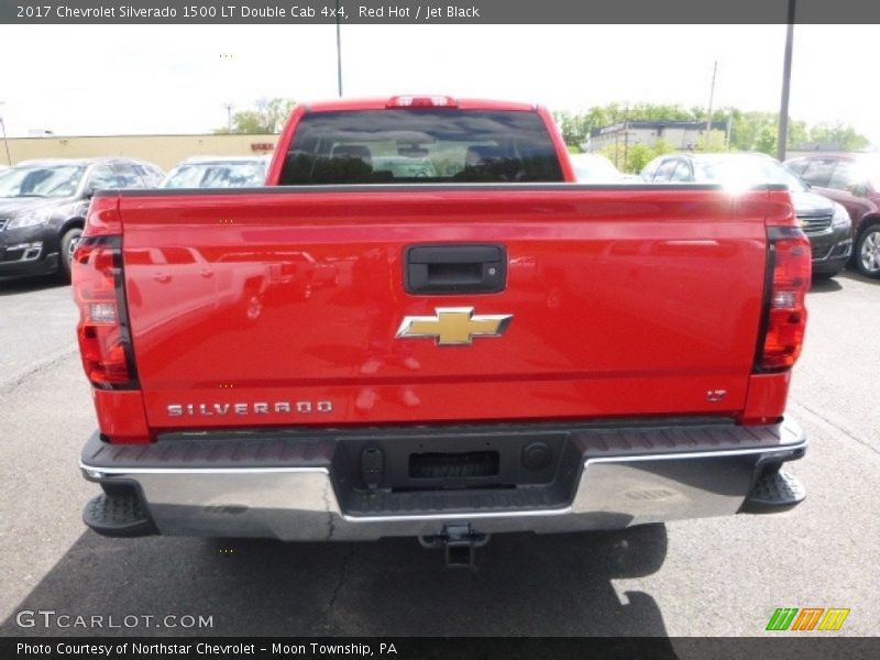 Red Hot / Jet Black 2017 Chevrolet Silverado 1500 LT Double Cab 4x4