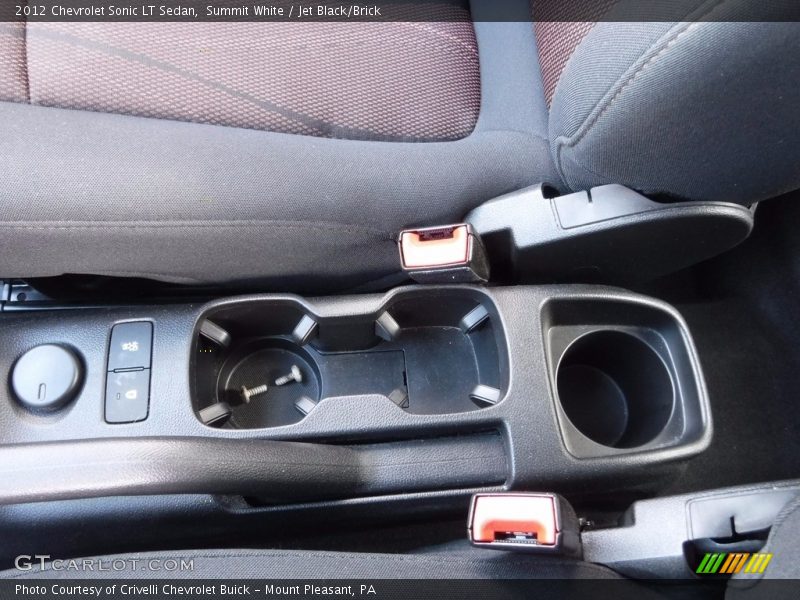 Summit White / Jet Black/Brick 2012 Chevrolet Sonic LT Sedan
