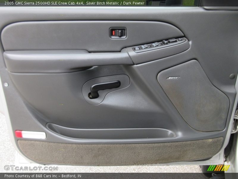 Silver Birch Metallic / Dark Pewter 2005 GMC Sierra 2500HD SLE Crew Cab 4x4