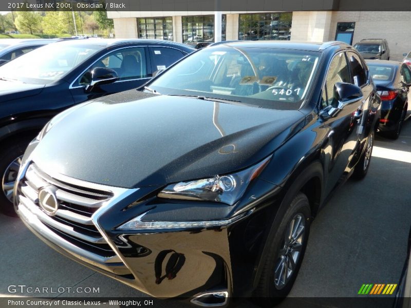 Obsidian / Black 2017 Lexus NX 200t