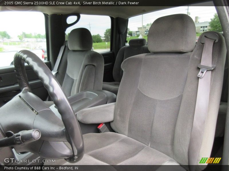 Silver Birch Metallic / Dark Pewter 2005 GMC Sierra 2500HD SLE Crew Cab 4x4