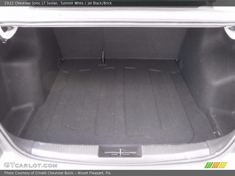 Summit White / Jet Black/Brick 2012 Chevrolet Sonic LT Sedan