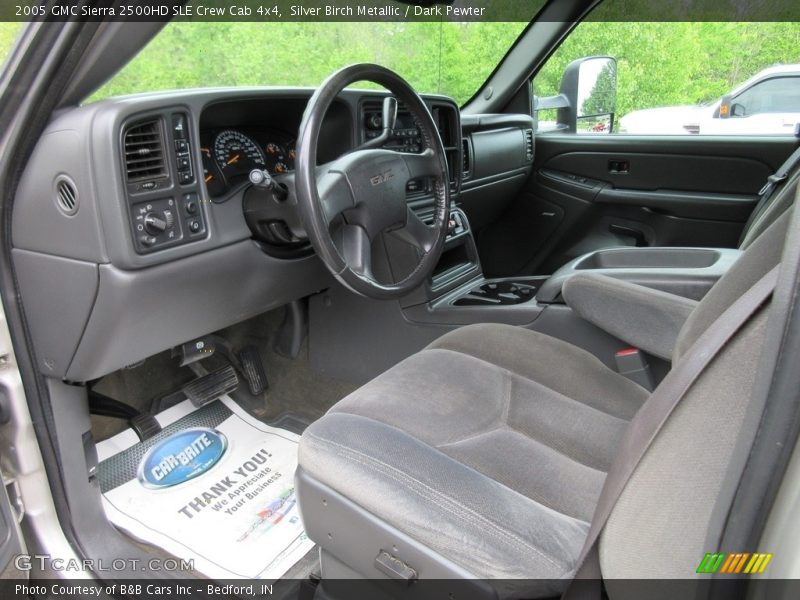  2005 Sierra 2500HD SLE Crew Cab 4x4 Dark Pewter Interior