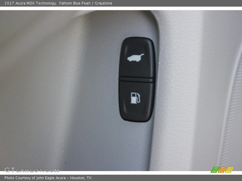 Fathom Blue Pearl / Graystone 2017 Acura MDX Technology