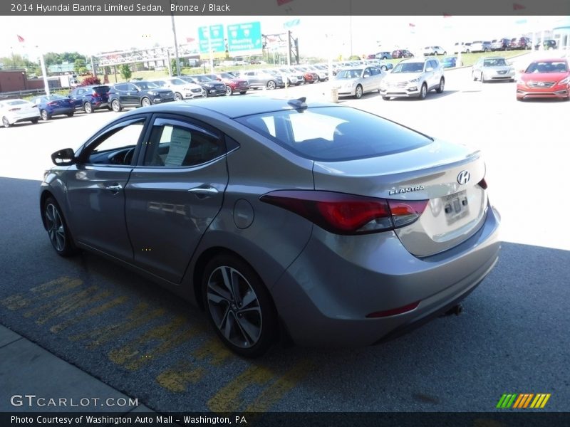 Bronze / Black 2014 Hyundai Elantra Limited Sedan