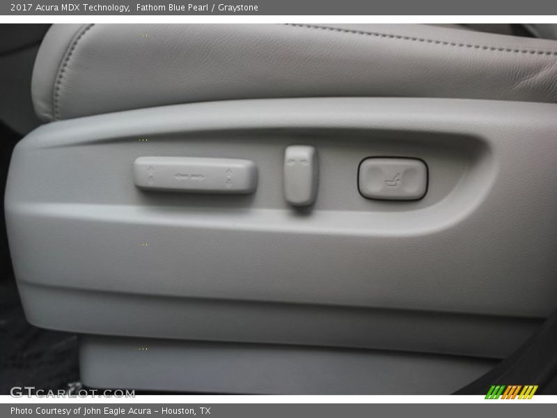 Fathom Blue Pearl / Graystone 2017 Acura MDX Technology