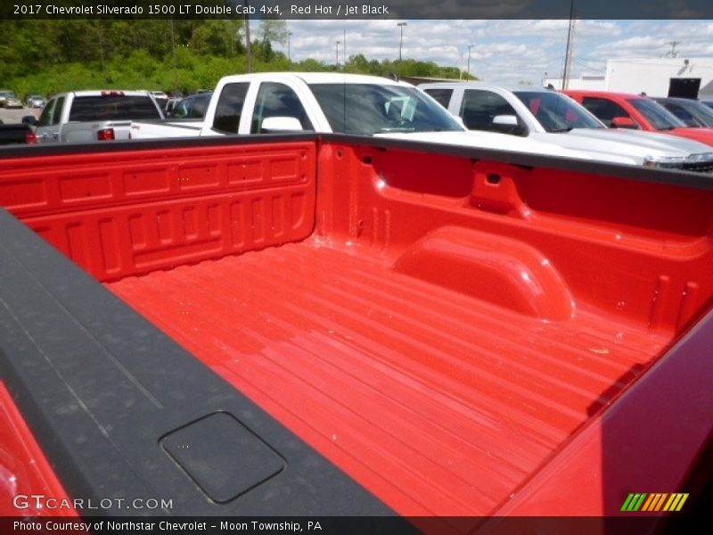 Red Hot / Jet Black 2017 Chevrolet Silverado 1500 LT Double Cab 4x4