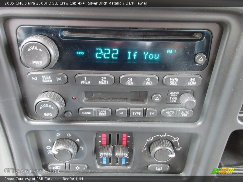 Silver Birch Metallic / Dark Pewter 2005 GMC Sierra 2500HD SLE Crew Cab 4x4