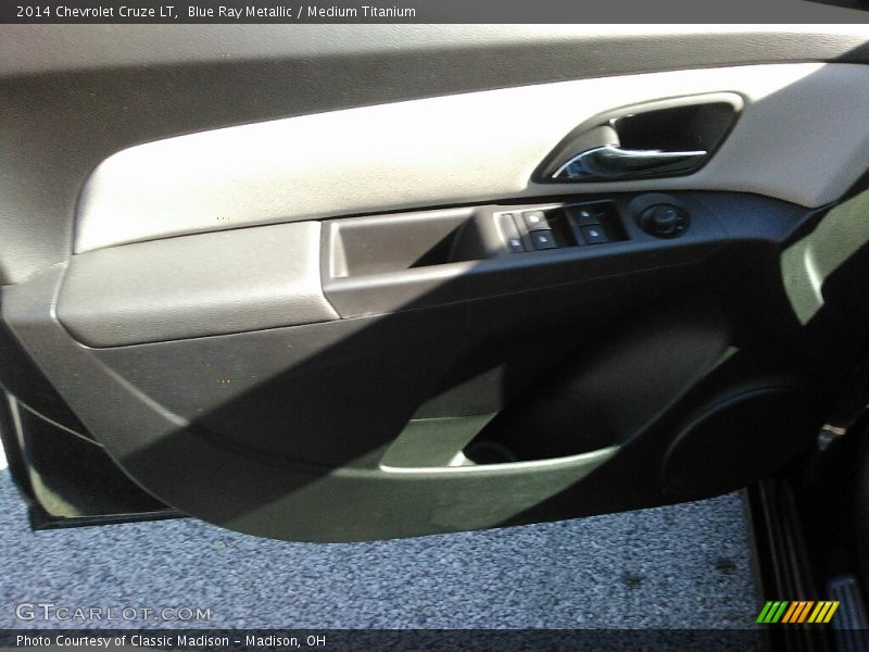 Blue Ray Metallic / Medium Titanium 2014 Chevrolet Cruze LT