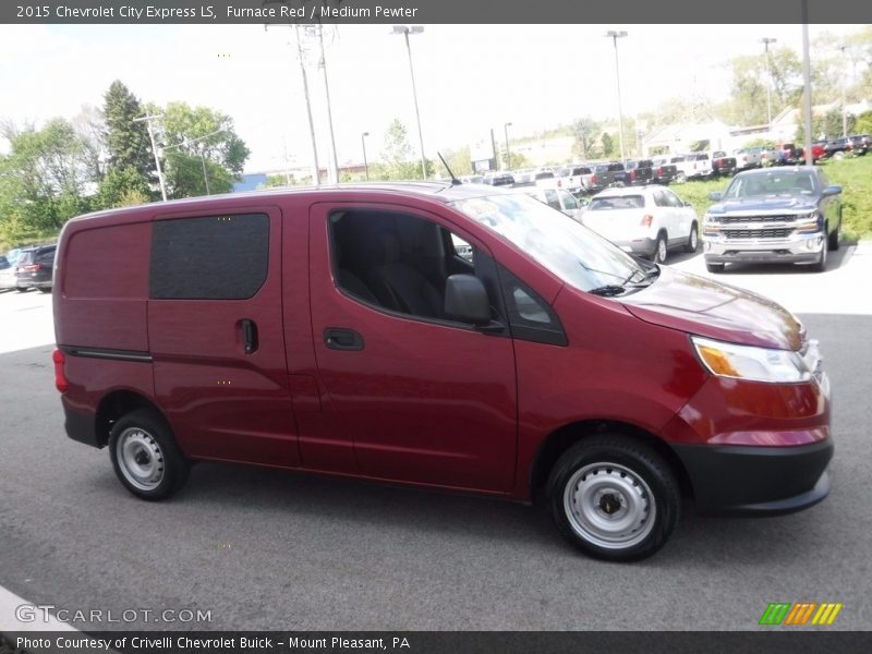 Furnace Red / Medium Pewter 2015 Chevrolet City Express LS