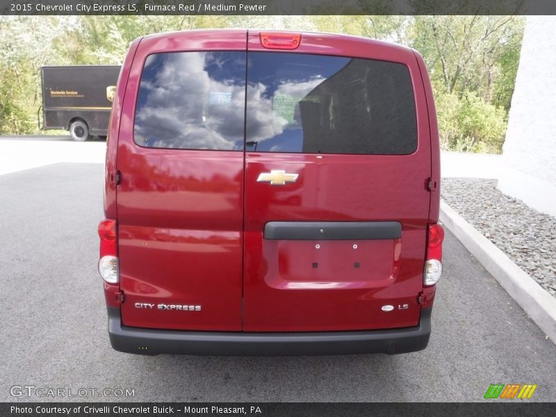 Furnace Red / Medium Pewter 2015 Chevrolet City Express LS