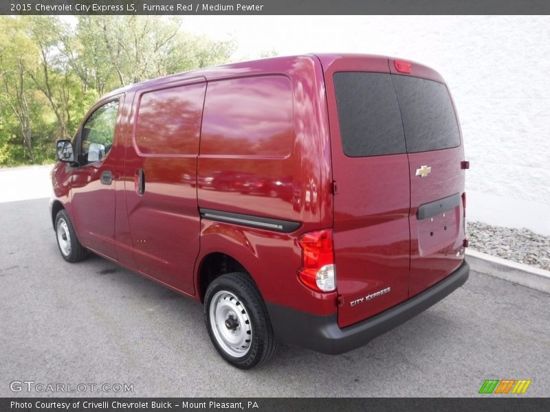Furnace Red / Medium Pewter 2015 Chevrolet City Express LS