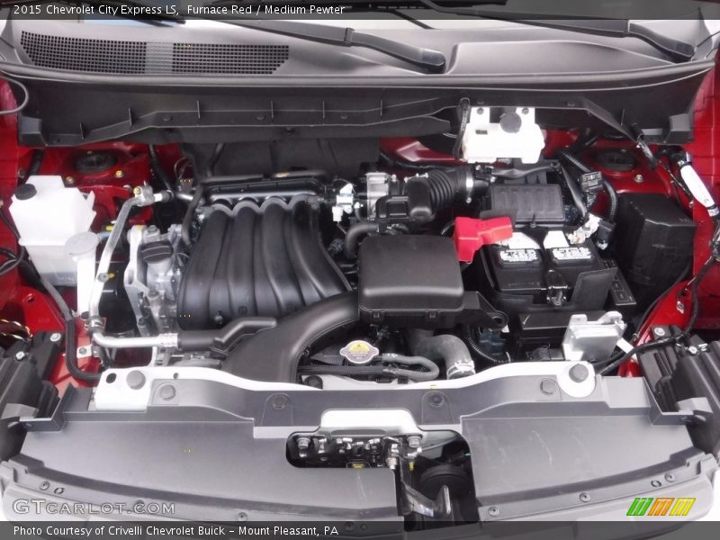 Furnace Red / Medium Pewter 2015 Chevrolet City Express LS