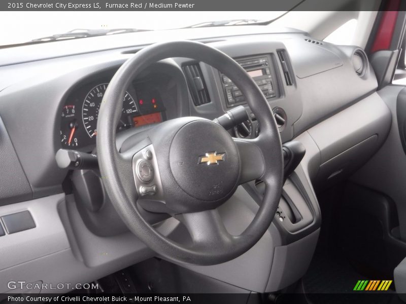 Furnace Red / Medium Pewter 2015 Chevrolet City Express LS