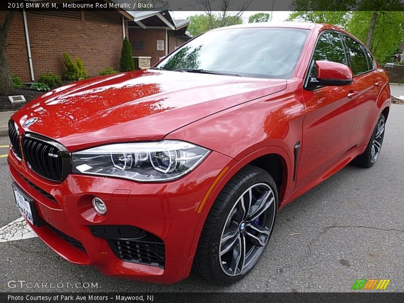 Melbourne Red Metallic / Black 2016 BMW X6 M