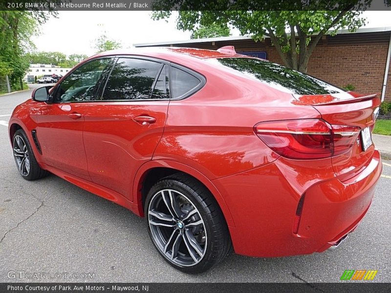 Melbourne Red Metallic / Black 2016 BMW X6 M