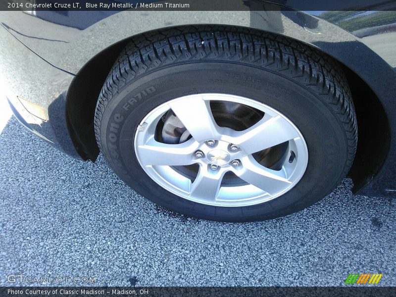 Blue Ray Metallic / Medium Titanium 2014 Chevrolet Cruze LT