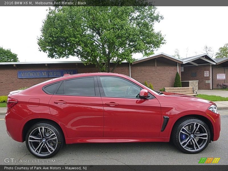 Melbourne Red Metallic / Black 2016 BMW X6 M