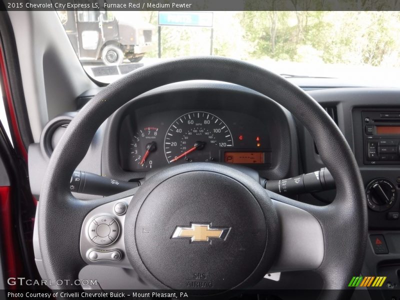 Furnace Red / Medium Pewter 2015 Chevrolet City Express LS