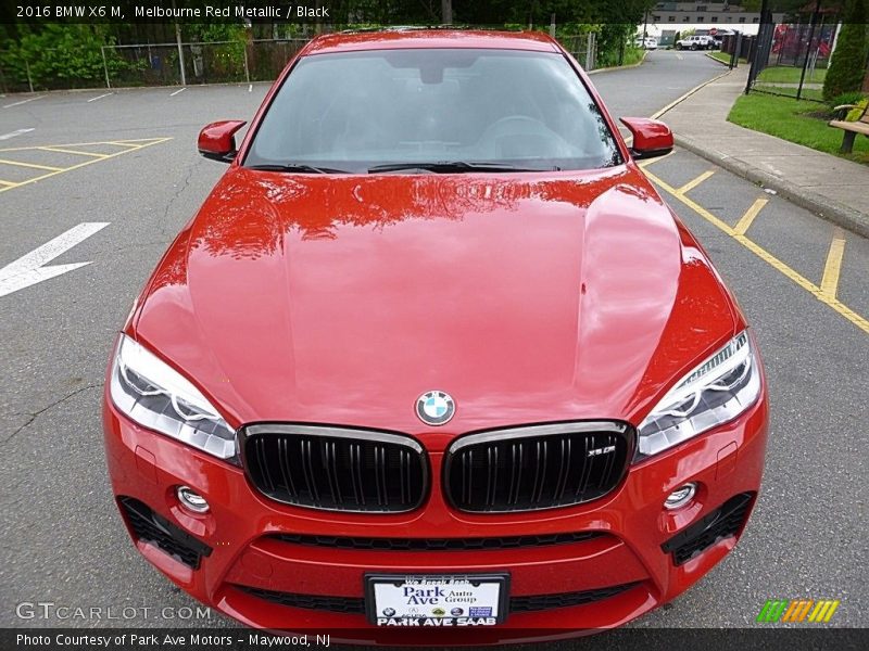 Melbourne Red Metallic / Black 2016 BMW X6 M