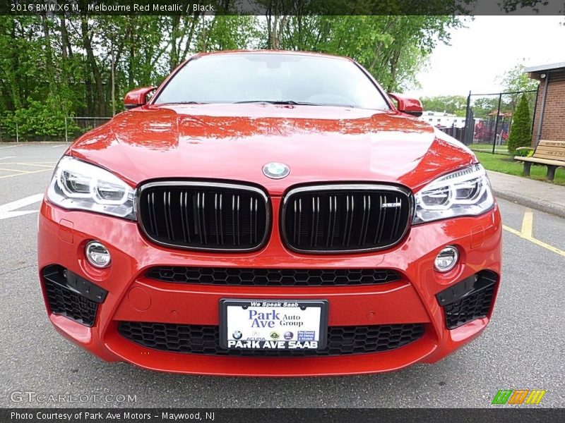 Melbourne Red Metallic / Black 2016 BMW X6 M