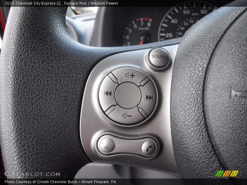 Furnace Red / Medium Pewter 2015 Chevrolet City Express LS