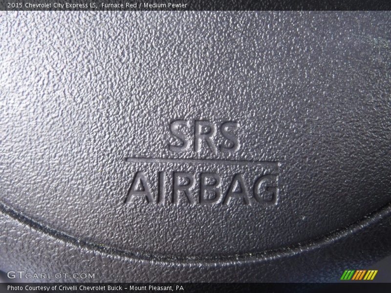 Furnace Red / Medium Pewter 2015 Chevrolet City Express LS