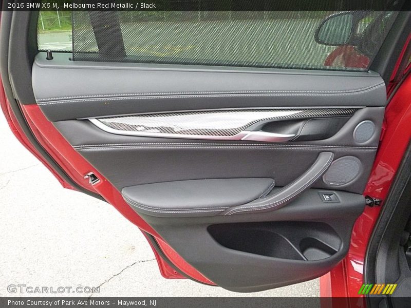 Melbourne Red Metallic / Black 2016 BMW X6 M