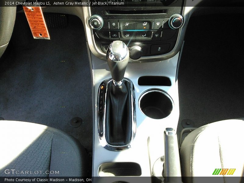 Ashen Gray Metallic / Jet Black/Titanium 2014 Chevrolet Malibu LS