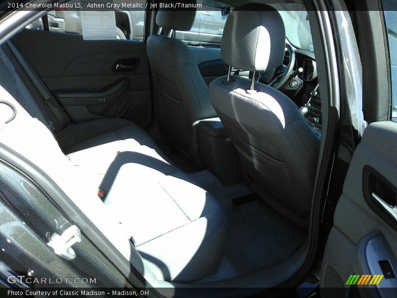 Ashen Gray Metallic / Jet Black/Titanium 2014 Chevrolet Malibu LS