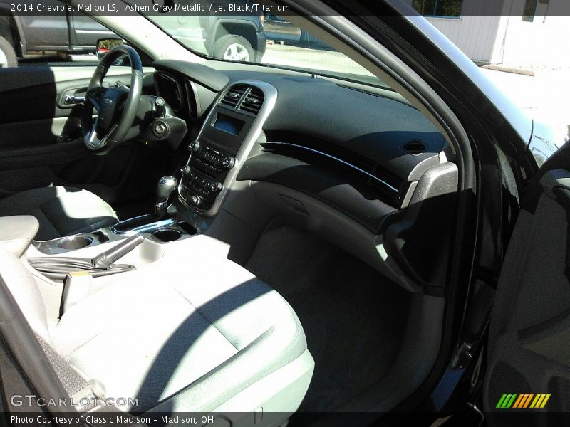 Ashen Gray Metallic / Jet Black/Titanium 2014 Chevrolet Malibu LS