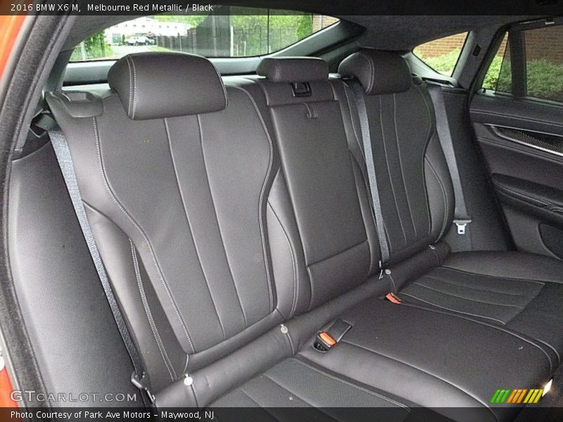 Rear Seat of 2016 X6 M 