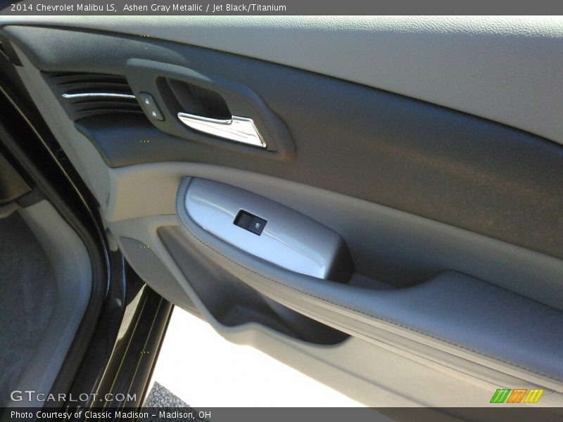 Ashen Gray Metallic / Jet Black/Titanium 2014 Chevrolet Malibu LS