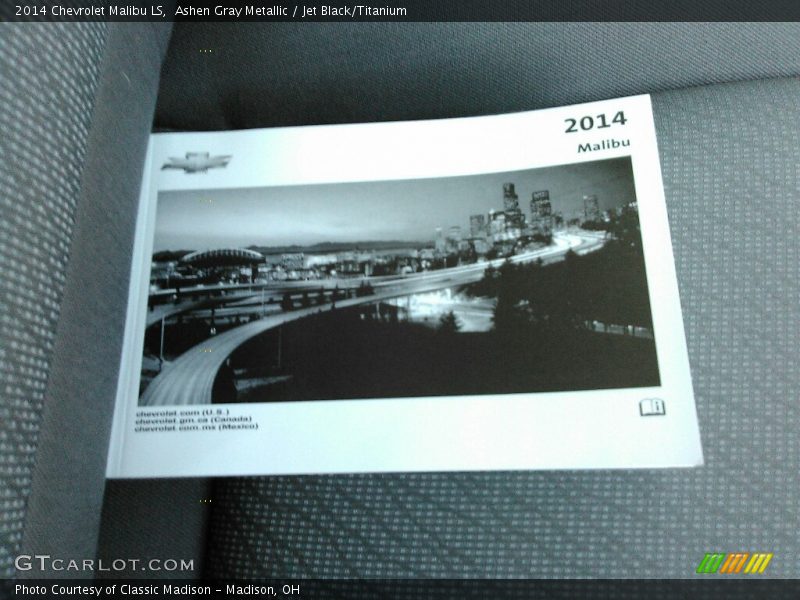 Ashen Gray Metallic / Jet Black/Titanium 2014 Chevrolet Malibu LS