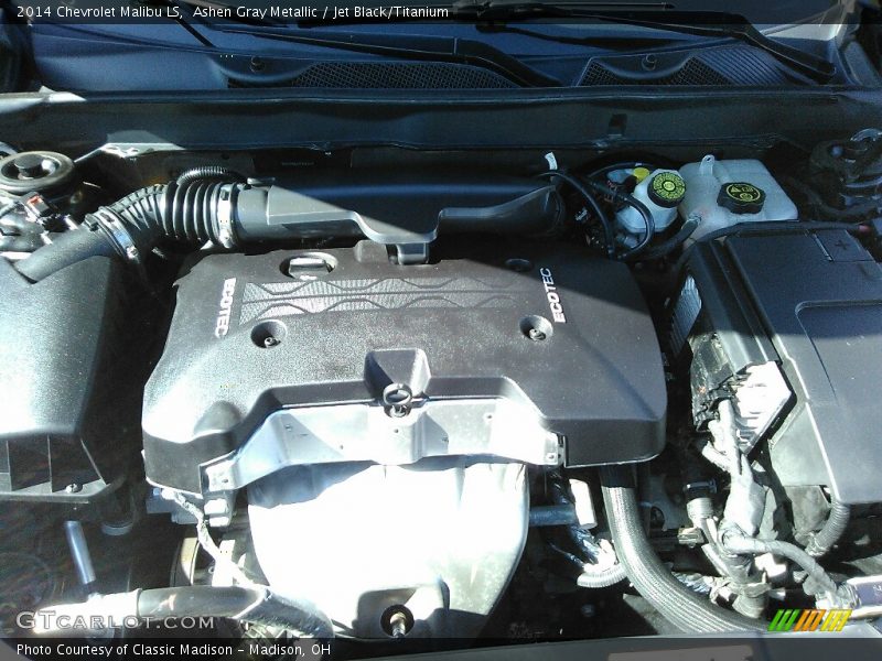 Ashen Gray Metallic / Jet Black/Titanium 2014 Chevrolet Malibu LS