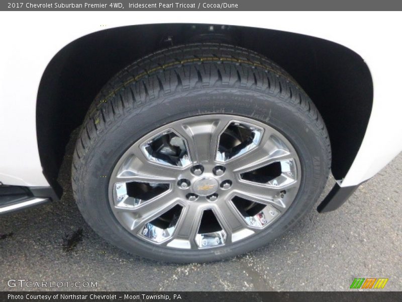 Iridescent Pearl Tricoat / Cocoa/Dune 2017 Chevrolet Suburban Premier 4WD